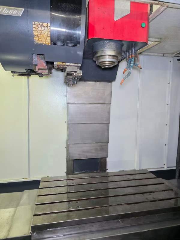 台湾颖元AU855重型加工中心，配发那科MD系统，BT40主.