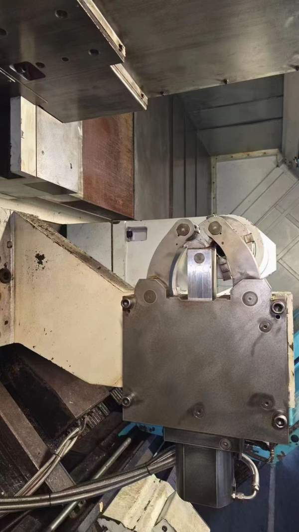 台湾原装立仲CNC-S50/3M重切削数控车床，24寸双液压卡.