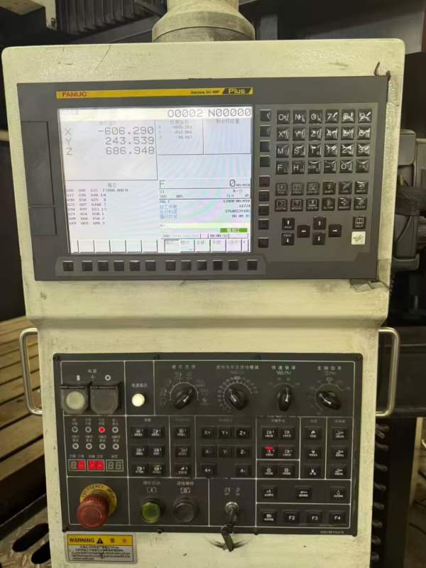 2024年准新南通国盛GMF2716T龙门数控铣床一台，发那科.
