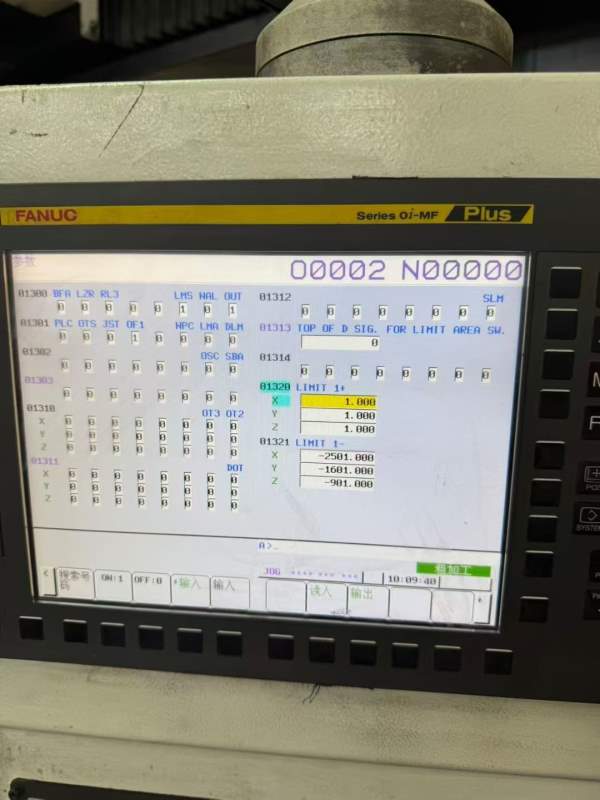 2024年准新南通国盛GMF2716T龙门数控铣床一台，发那科.